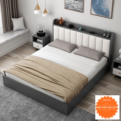 Giường ngủ đầu bọc nệm đẹp G037