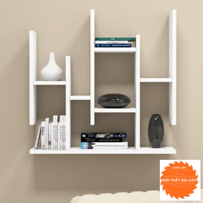Kệ trang trí treo tường thiết kế đẹp KTT048