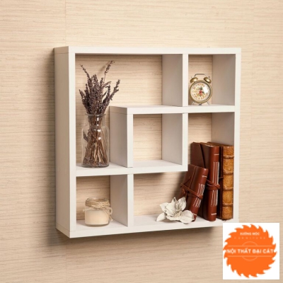 Kệ trang trí treo tường hình vuông KTT056
