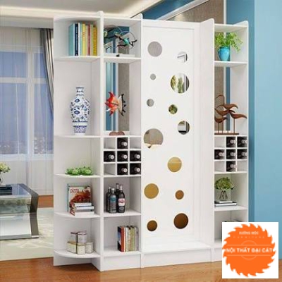 Tủ vách ngăn phòng khách thiết kế hiện đại VN026