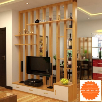 Kệ vách ngăn kết hợp kệ tivi VN034