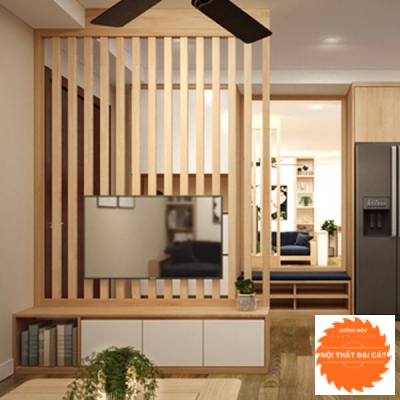 Vách ngăn phòng khách đẹp VN036