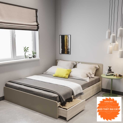 Giường ngủ thiết kế hộc kéo G065