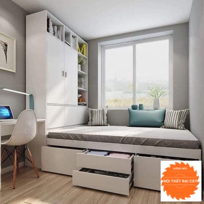 Tủ áo quần kết hợp giường ngủ TA170