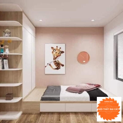 Giường ngủ kết hợp tủ áo quần tiện dụng G072