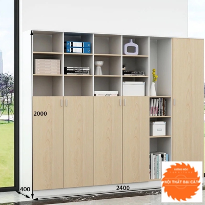 Tủ hồ sơ gỗ phong cách hiện đại THS045