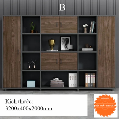 Tủ gỗ văn phòng lưu trữ tài liệu THS047