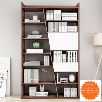 Kệ sách trang trí phong cách hiện đại KS103