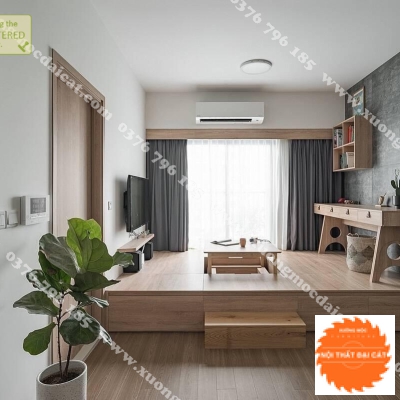 Giường ngồi phong cách Nhật G089