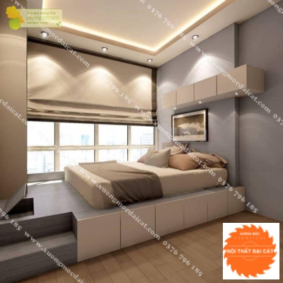 Giường ngủ kiểu dáng hiện đại G088