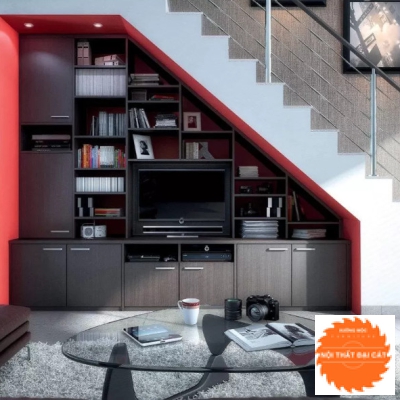 Gầm cầu thang thiết kế đa năng GCT044