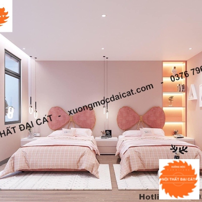 Giường ngủ đôi cho bé MS002