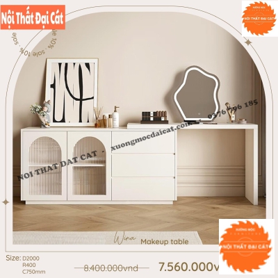 Bàn trang điểm thiết kế sang trọng BTĐ115