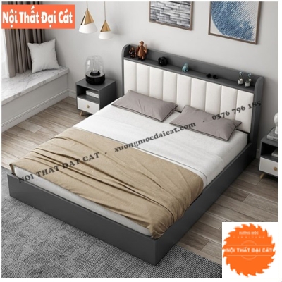 Giường bọc nệm cao cấp GBN047