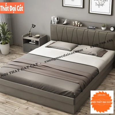 Giường bọc nệm cao cấp GBN048
