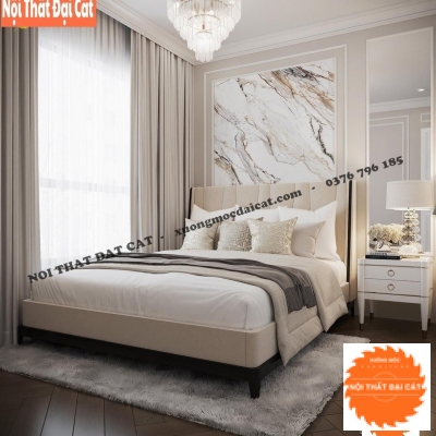 Giường bọc nệm cao cấp GBN049