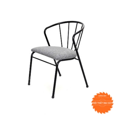Ghế chân sắt cà phê GCS005