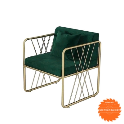Ghế chân sắt cà phê GCS009