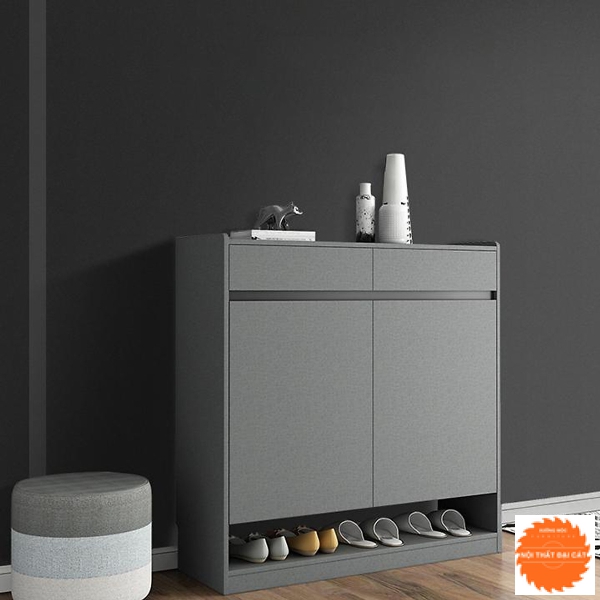 Tủ giày tone màu xám TG067