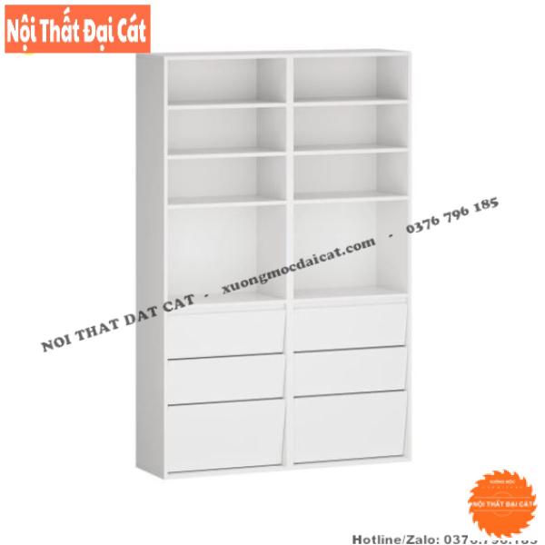 Kệ trưng bày shop bằng gỗ KG024