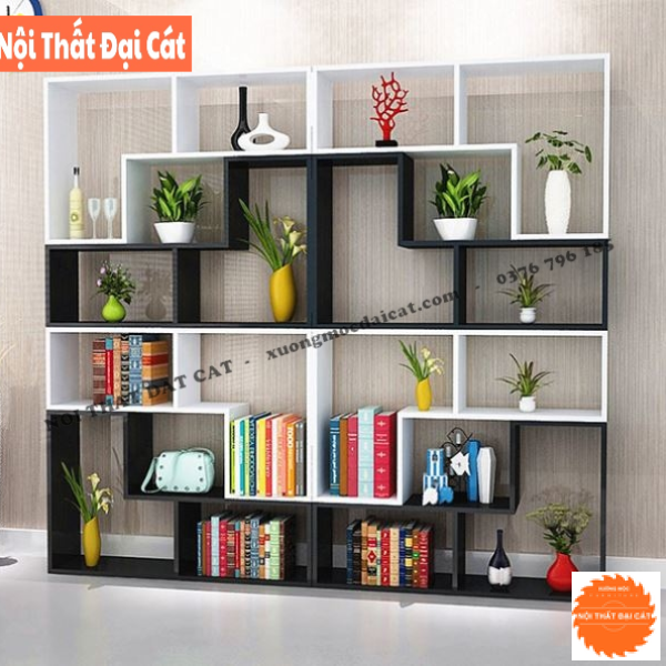 Kệ trang trí - kệ sách phong cách hiện đại KTT154