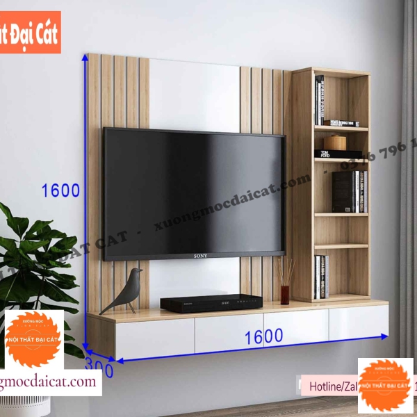Kệ Tivi treo tường KTV104