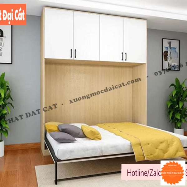 Giường gấp thông minh kèm tủ GG001