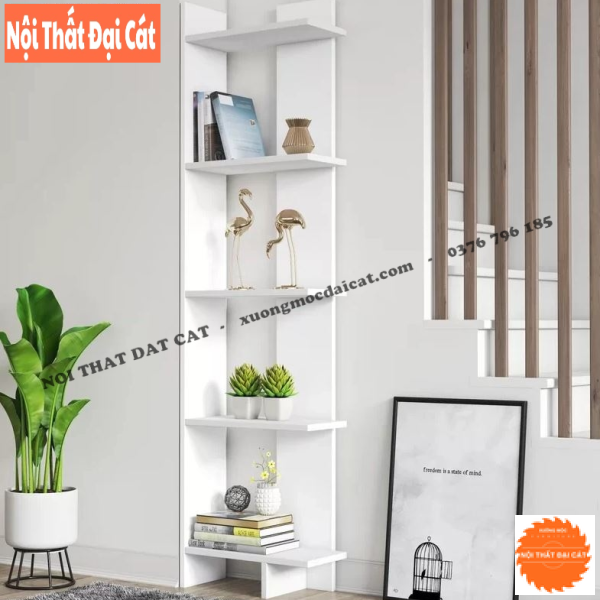Kệ trang trí đứng ở góc tường KTT131