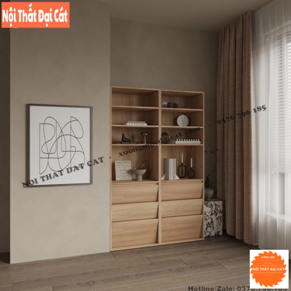 Kệ trưng bày shop bằng gỗ KG024