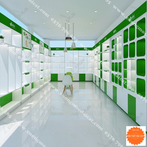 Mẫu thiết kế shop thực phẩm chức năng MS001