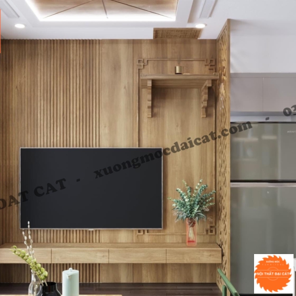 Vách Ốp Kệ Tivi VO032