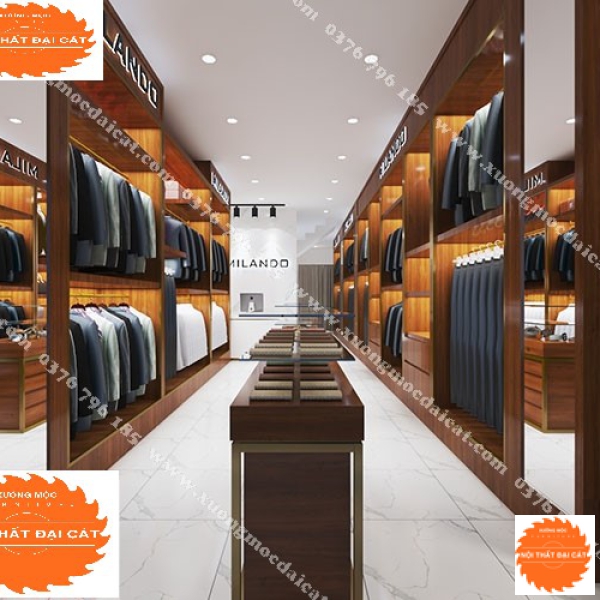 Mẫu thiết kế shop thời trang MS002