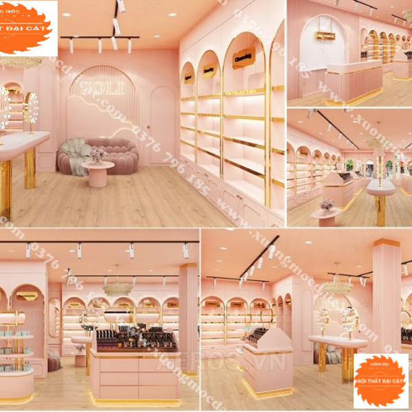 Mẫu thiết kế shop mỹ phẩm MS001