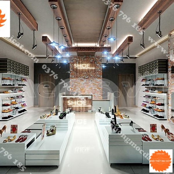 Mẫu thiết kế shop giày dép MS001