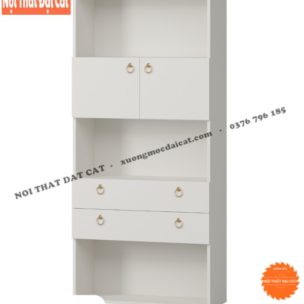 Kệ sách gỗ thiết kế hiện đại KS201