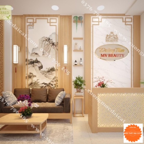 Mẫu thiết kế nội thất Spa - Thẩm mỹ viện MS004