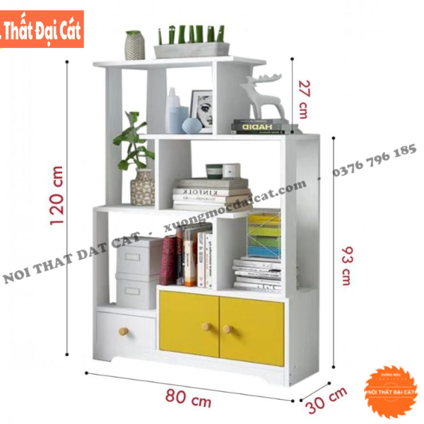 Tủ đựng sách thiết kế hiện đại KS225