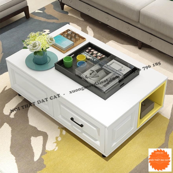 Bàn sofa, bàn trà gỗ tiếp khách BS083