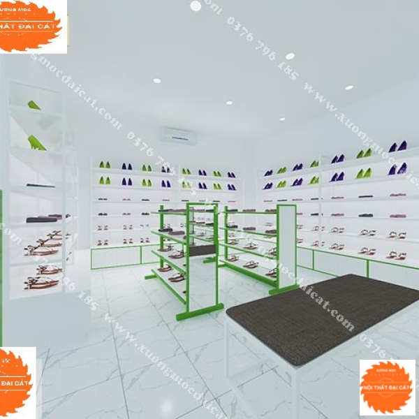 Mẫu thiết kế shop giày dép MS003