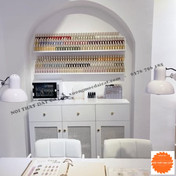 Tủ decor nail dạng kệ trưng bày sơn gel TN010