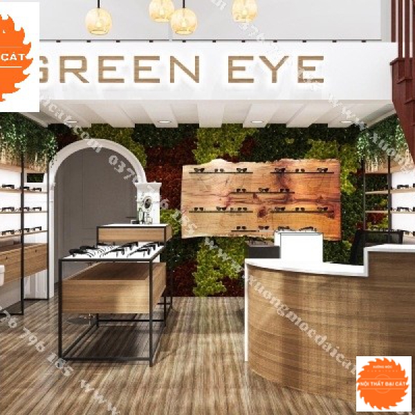 Mẫu thiết kế shop mắt kính MS010