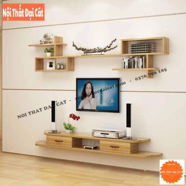 Kệ trang trí - kệ tivi treo tường KTT162