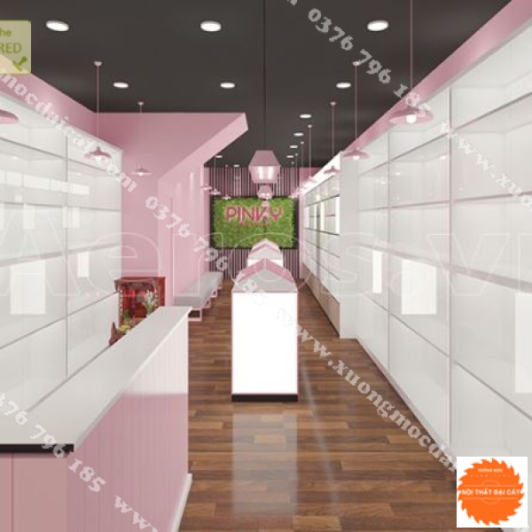 Mẫu thiết kế shop mỹ phẩm MS008