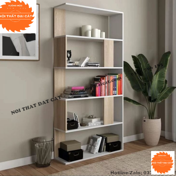 Kệ sách gỗ công nghiệp 5 tầng KS144