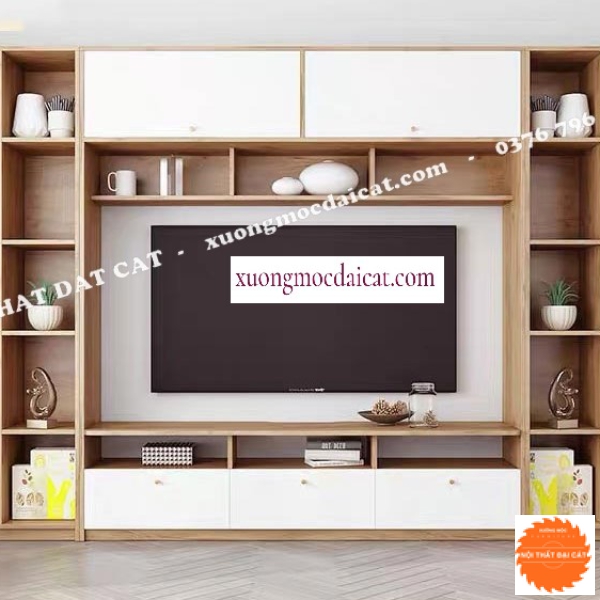 Kệ tivi kết hợp hệ tủ KTV064