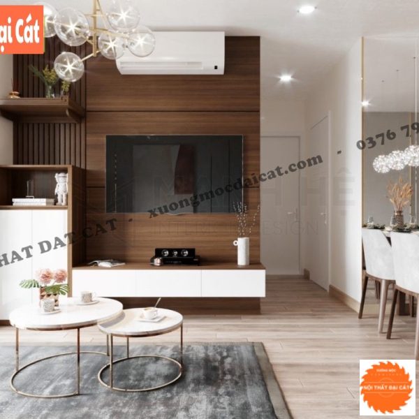 Vách ốp kệ tivi VO042