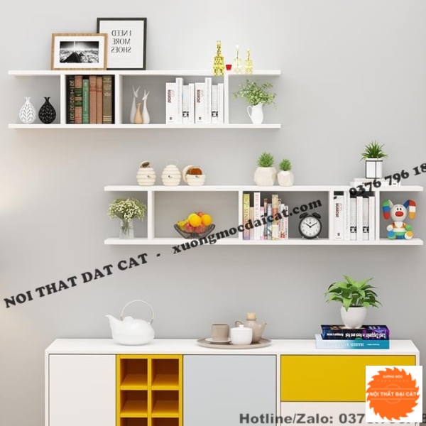 Kệ trang trí treo tường phòng khách KTT115