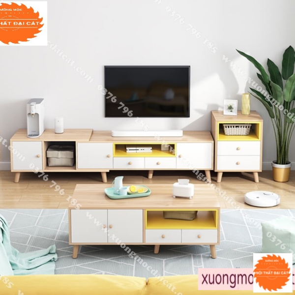 Kệ tivi bằng gỗ MDF thiết kế đẹp KTV268