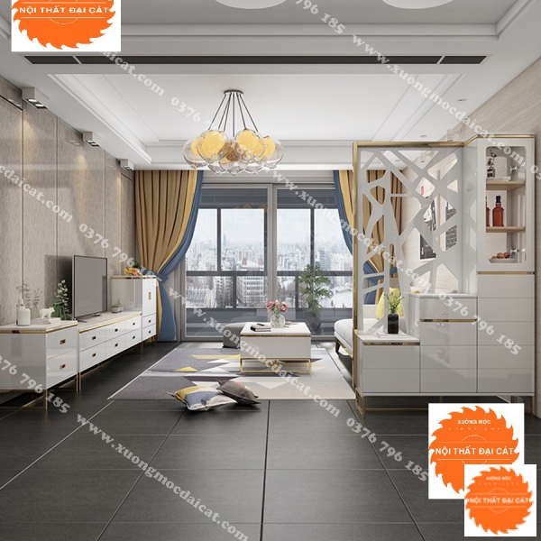 Tủ giày kết hợp vách ngăn CNC TG176