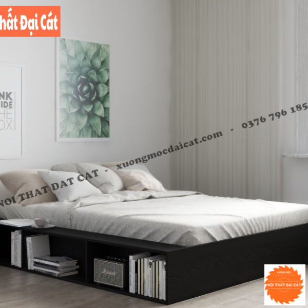 Giường ngủ thiết kế 3 ngăn để đồ G124